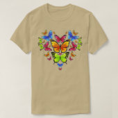 T-shirt Papillon cardiaque (1)  (Design devant)