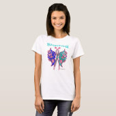 T-shirt Papillon celtique de survivant - cancer de la (Devant entier)