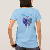 T-shirt Papillon celtique survivant - Cancer thyroïdien (Dos)