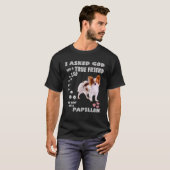 T-shirt Papillon Chien maman, Costume d'écureuil Chien Pap (Devant entier)