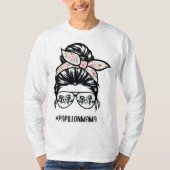 T-shirt papillon chien maman désordre pains lunettes papil (Devant)
