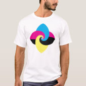 T-shirt papillon CMYK (Devant)