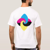 T-shirt papillon CMYK (Dos)