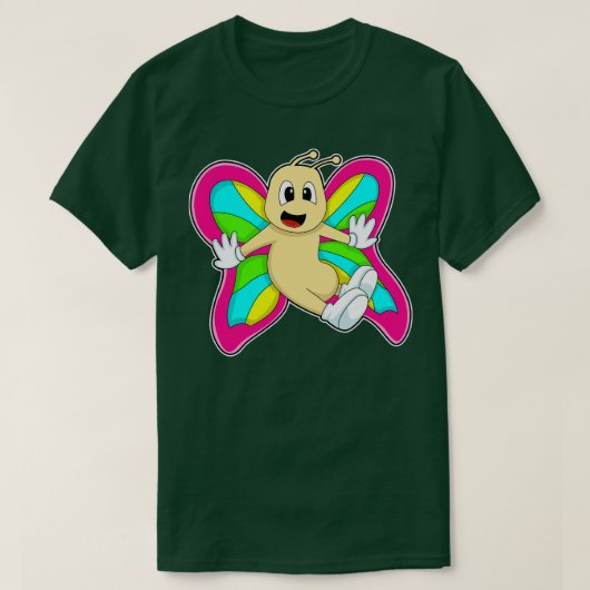 T-shirt Papillon coloré (Design devant)