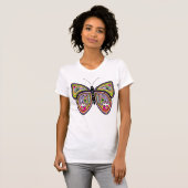 T-shirt Papillon coloré (Devant entier)