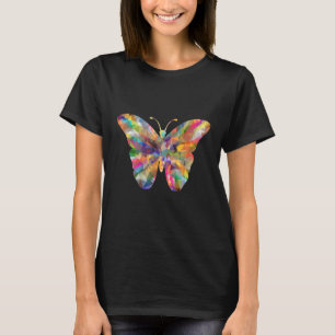 T-shirt Papillon coloré