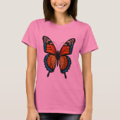 T-shirt papillon coloré (Devant)