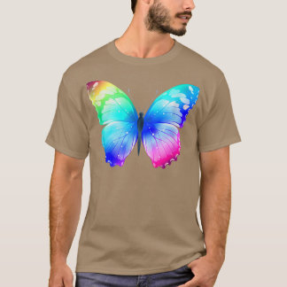 T-shirt Papillon coloré mignon