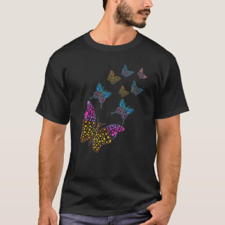 T-shirt Papillon coloré motif Septembre International