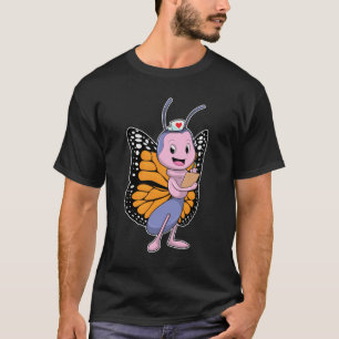 T-shirt Papillon comme infirmière
