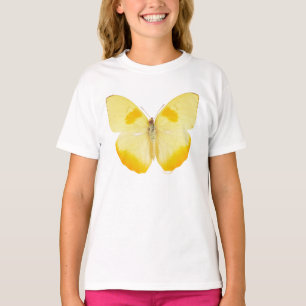 T-shirt Papillon commun de jaune d'herbe