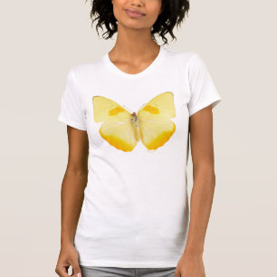 T-shirt Papillon commun de jaune d'herbe