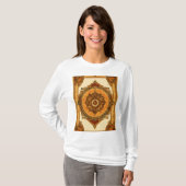 T-shirt Papillon complexe Mandala Boho Tee (Devant entier)