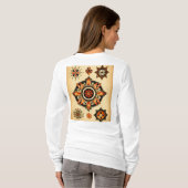 T-shirt Papillon complexe Mandala Boho Tee (Dos entier)