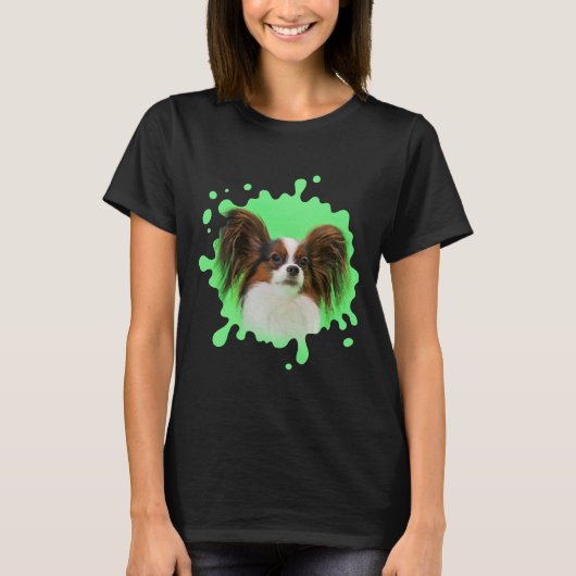 T-shirt Papillon Continental Toy Spaniel (Devant)