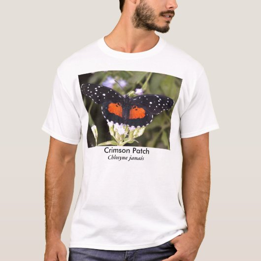 T-shirt Papillon cramoisi de correction (Devant)