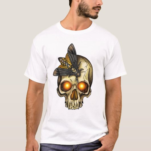 T-shirt Papillon crânien (Devant)