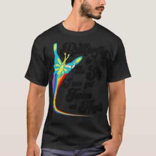 T-shirt Papillon dans le ciel je peux obtenir deux fois pl
