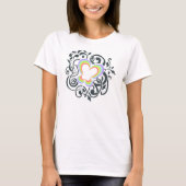 T-shirt Papillon d'arc-en-ciel (Devant)