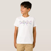 T-shirt Papillon d'arc-en-ciel (Devant entier)