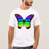 T-shirt Papillon d'arc-en-ciel (Devant)