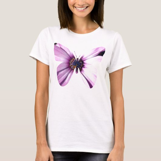 T-shirt Papillon de fleurs (Devant)