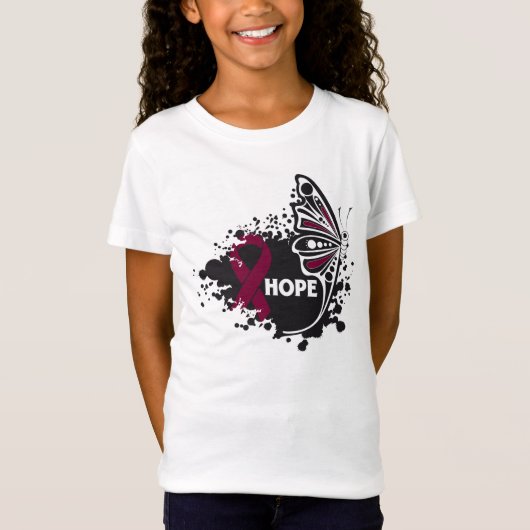 T-Shirt Papillon de l'amyloïdose Hope (Devant)