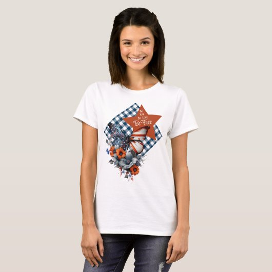 T-shirt Papillon de liberté (Devant entier)