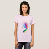 T-shirt Papillon de peinture Abstrait (Devant entier)
