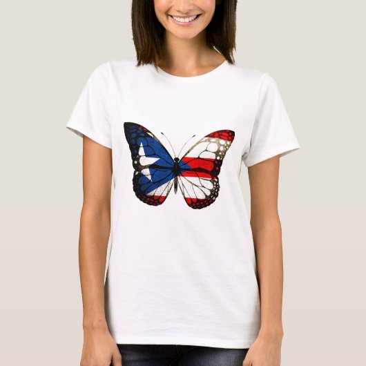 T-shirt Papillon de Porto Rico (Devant)