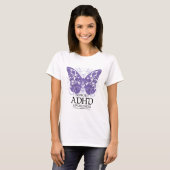 T-shirt Papillon de TDAH (Devant entier)