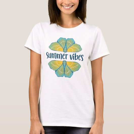 T-shirt Papillon des Vibes été (Devant)