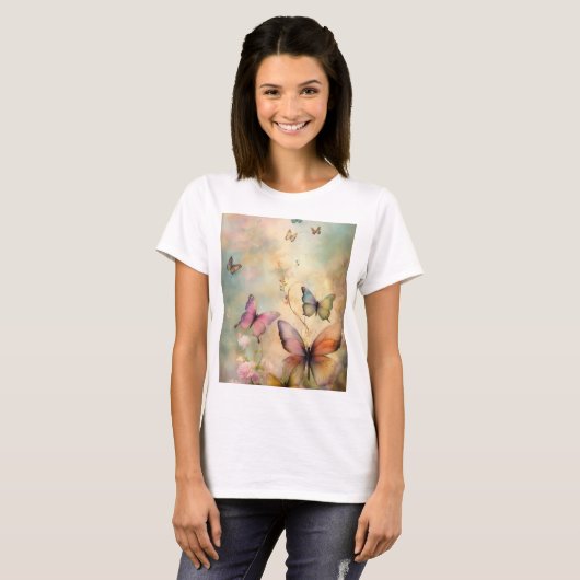 T-shirt Papillon Design (Devant entier)