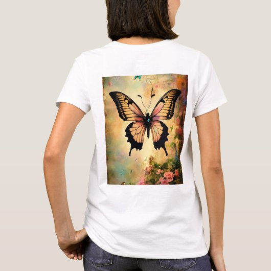 T-shirt Papillon Design (Dos)