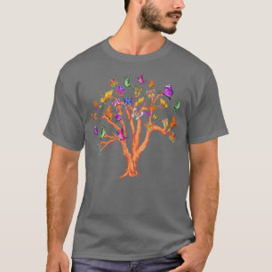 T-shirt Papillon d'insectes de l'arbre Amoureux des animau