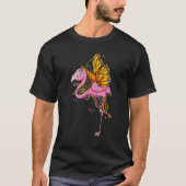 T-shirt Papillon d'insectes Zoo Animal Oiseau mignon Flami (Devant)