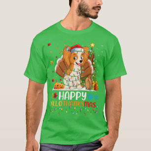 T-shirt Papillon Dog Lover Funny Happy Papillon HelloThank