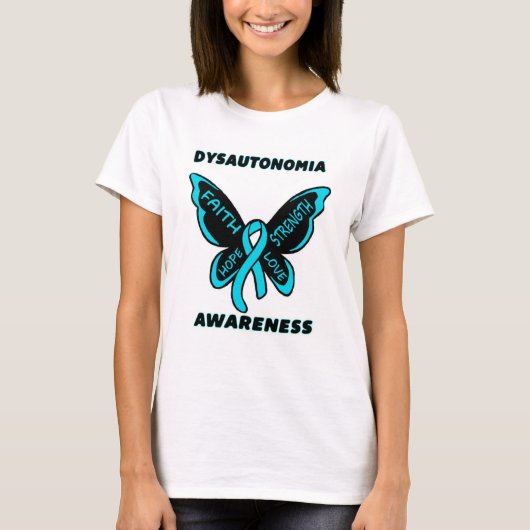 T-shirt Papillon/dysautonomie de conscience… (Devant)
