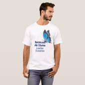 T-shirt papillon en couple (Devant entier)