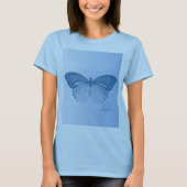 T-shirt Papillon Espoir Bleu (Devant)