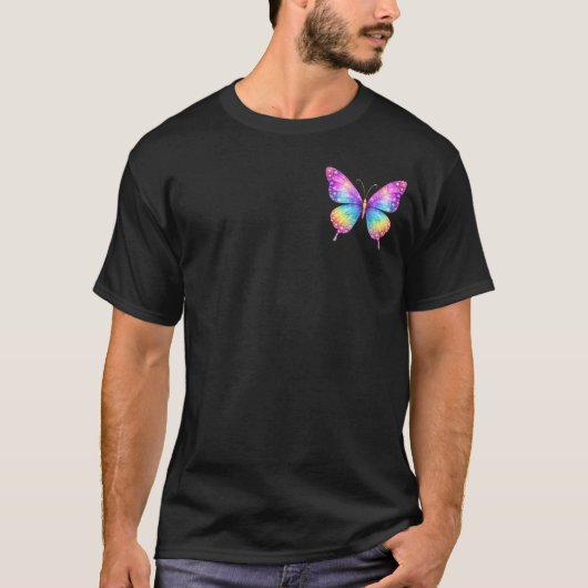 T-shirt Papillon Étincelant (Devant)