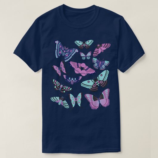 T-shirt Papillon Fairycore Insect Moth esthétique C (Design devant)