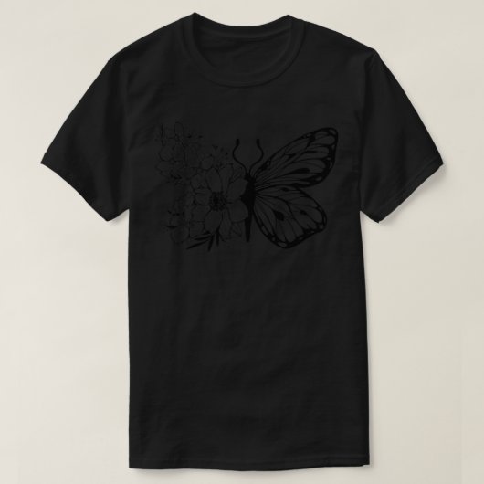 T-shirt Papillon Floral (Design devant)