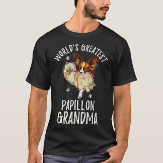 T-shirt Papillon Grand-mère de Papillon le plus grand du m