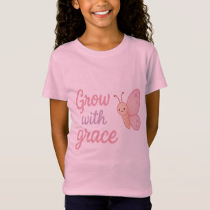 T-shirt papillon Grow With Grace pour filles – Mig
