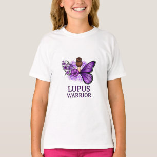 T-shirt papillon guerrier Lupus Sensibilisation