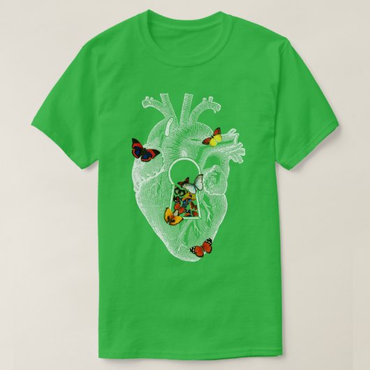 T-shirt Papillon Heart Spring par Tobe Fonseca (Design devant)