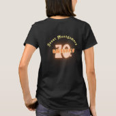 T-shirt Papillon hippie rétro 70e photo Anniversaire (Dos)
