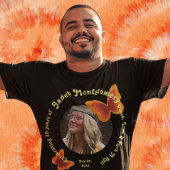 T-shirt Papillon hippie rétro 70e photo Anniversaire