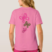 T-shirt Papillon Honolua et Hibiscus hawaïen (Dos)